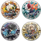 Pita! Defome "My Hero Academia" Hero vs Villains Trading Can Badge