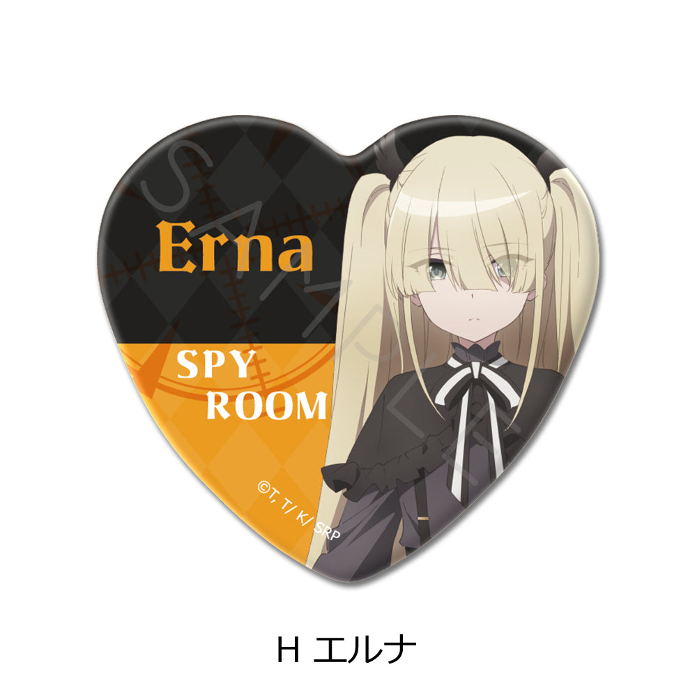 "Spy Room" Heart Can Badge