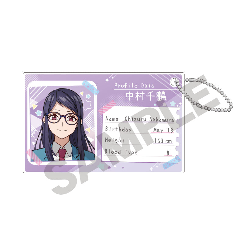 Heroine Tarumono! Kiraware Heroine to Naisho no Oshigoto" Profile Card Key Chain