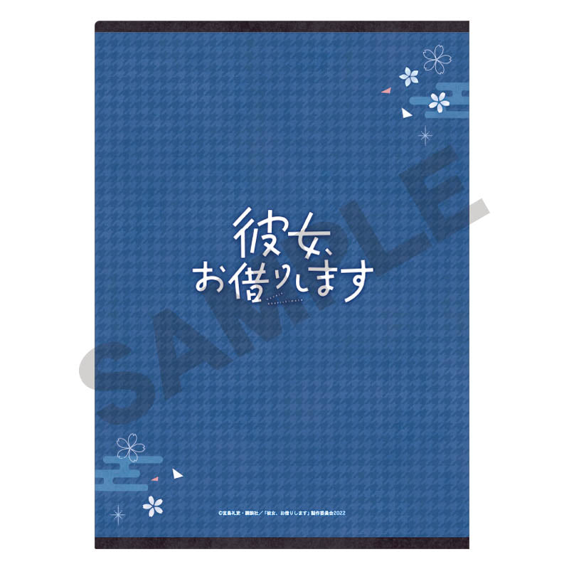 "Rent-A-Girlfriend" Single Clear File Sarashina Ruka Japanese Style Lolita