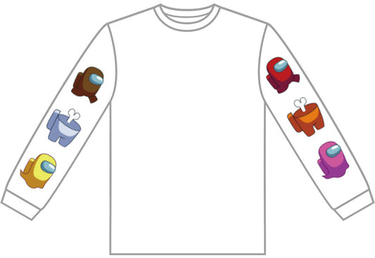 Among Us" Nendoroid Plus Long Sleeve T-Shirt Warm Colors