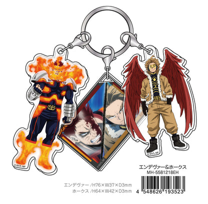 "My Hero Academia" 3 Charm Key Chains