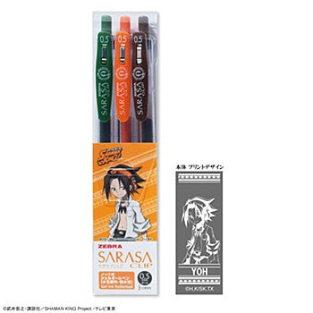 "Shaman King" SARASA Clip 0.5mm Color Ballpoint Pen Asakura Yoh
