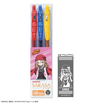 "Shaman King" SARASA Clip 0.5mm Color Ballpoint Pen Kyoyama Anna