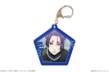 Blue Lock" Color Acrylic Key Chain