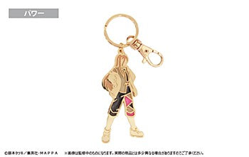 Chainsaw Man" Stained Glass Style Key Chain Power