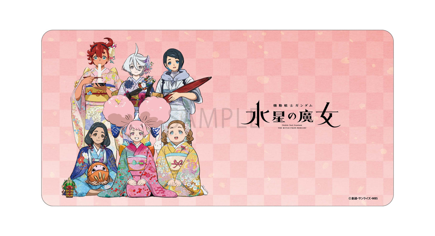 "Mobile Suit Gundam: The Witch from Mercury" Desk Mat Collection Happy New Year