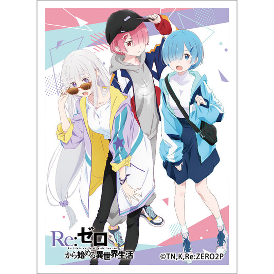 "Re:Zero kara Hajimeru Isekai Seikatsu" Sleeve Emilia & Ram & Rem