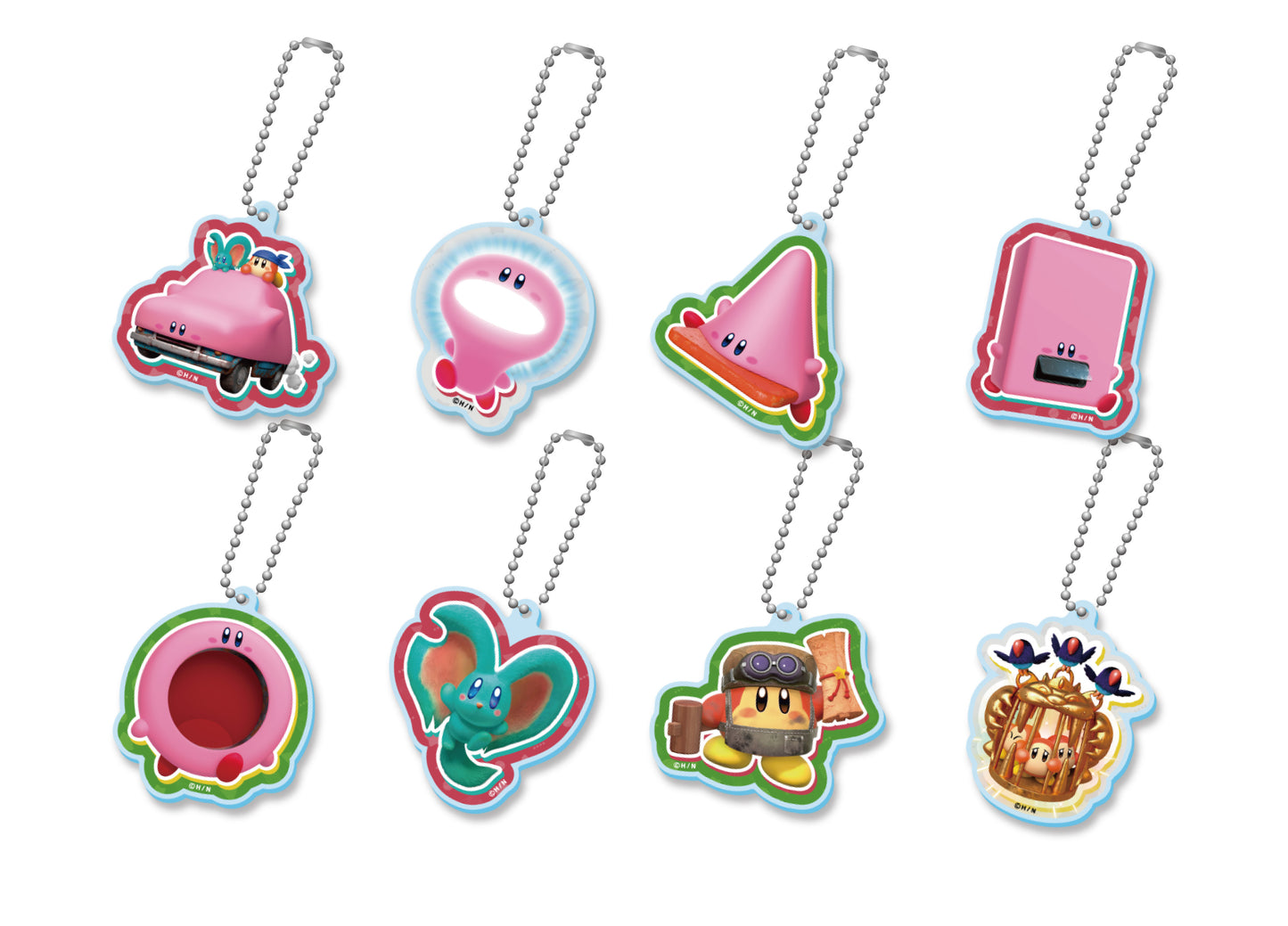 Kirby and the Forgotten Land" Acrylic Key Chain Collection