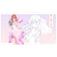 "Rent-A-Girlfriend" Original Illustration Rubber Mat Sakurasawa Sumi / Wedding Swimwear