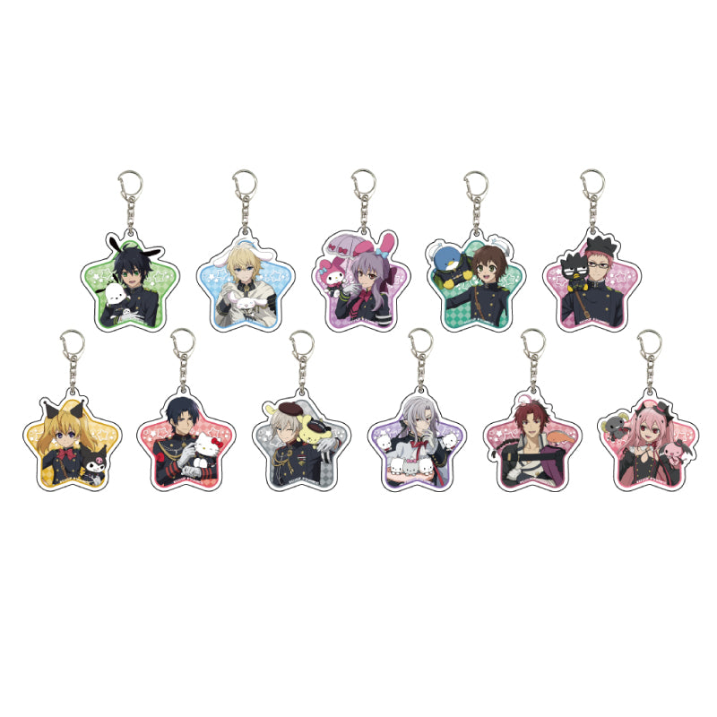Acrylic Key Chain "Seraph of the End" x Sanrio Characters 01 Original Illustration