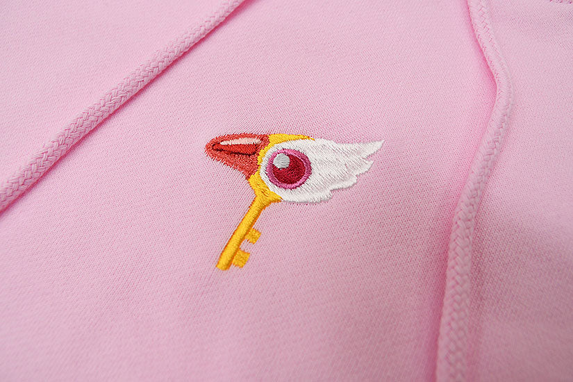 Cardcaptor Sakura Clow Card Embroidered Hoodie Sealing Key Pink Good Smile Company Official