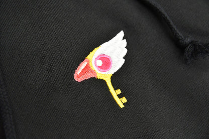 Cardcaptor Sakura: Clow Card Embroidered Hoodies (Black)