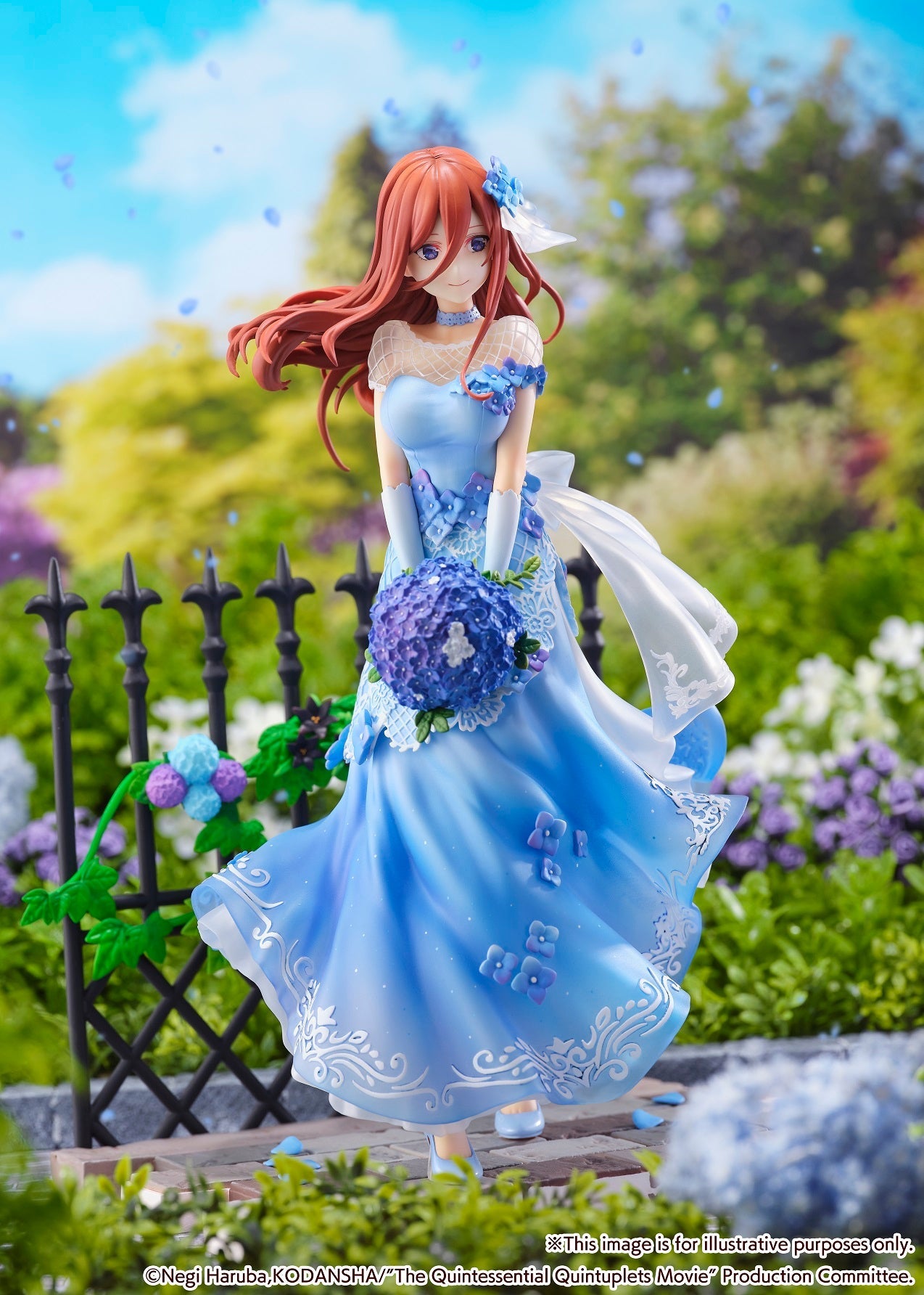 Miku Nakano -Floral Dress Ver.- (SHIBUYA SCRAMBLE FIGURE) (Good Smile Company Official)